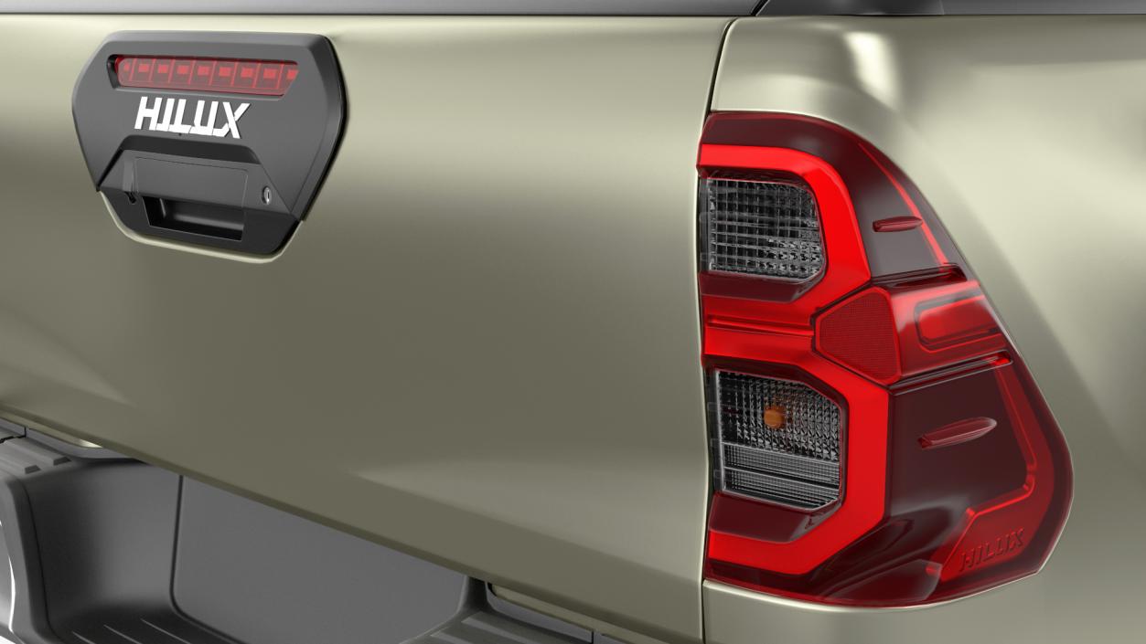 3D Toyota Hilux 2022 Simple Interior(1)