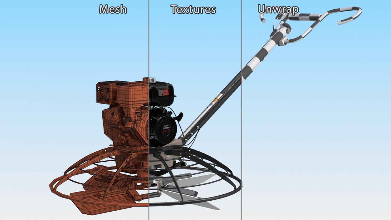 3D model Power Trowel Husqvarna CT