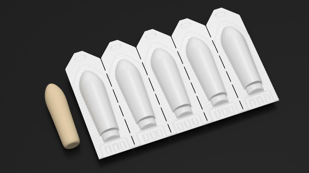 Medical Suppository 3D model