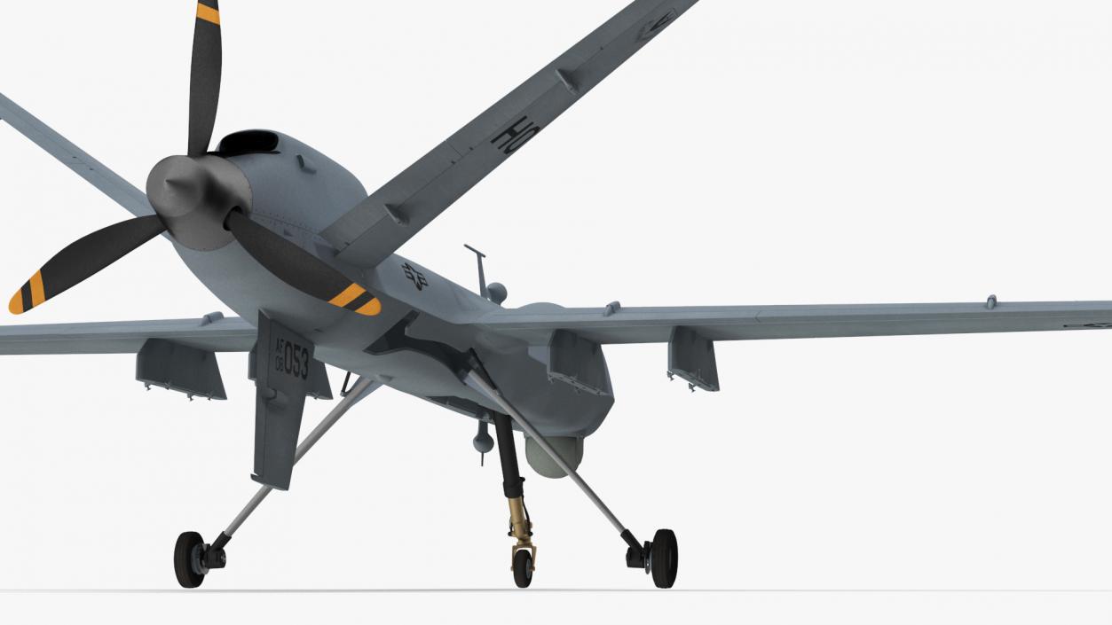 3D Unmanned Aerial Vehicle MQ-9 Reaper Drone Rigged model