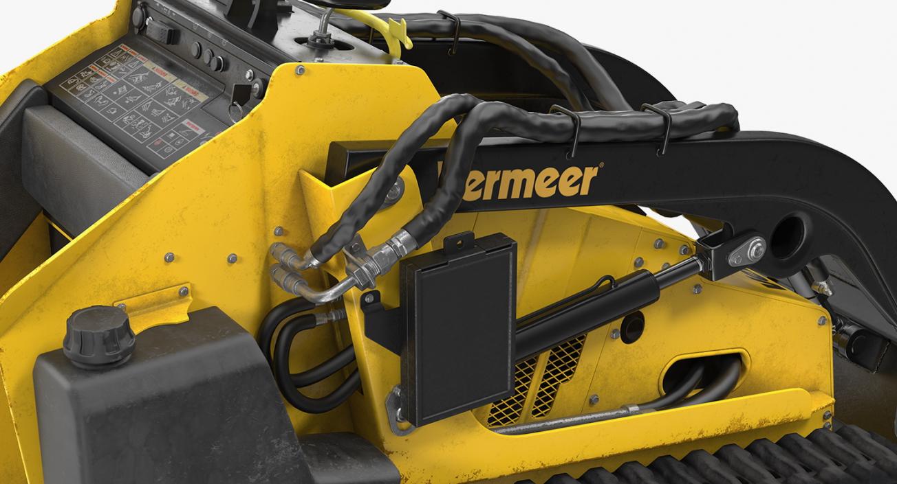 Vermeer S450TX Loader with Bucket Dirty 3D model