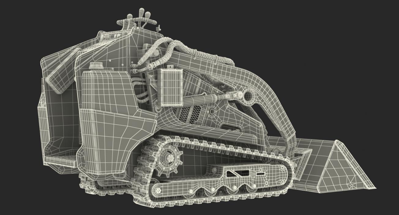 Vermeer S450TX Loader with Bucket Dirty 3D model