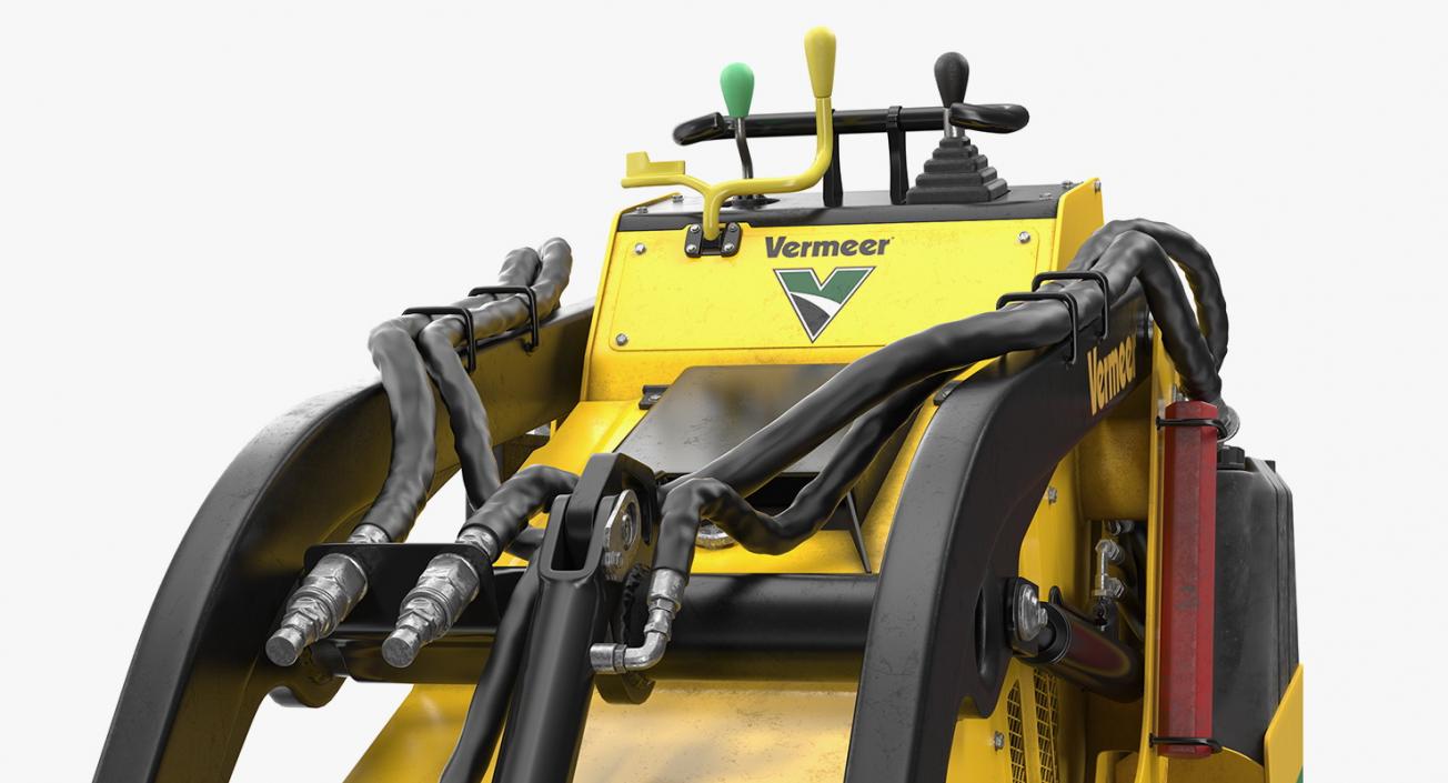 Vermeer S450TX Loader with Bucket Dirty 3D model