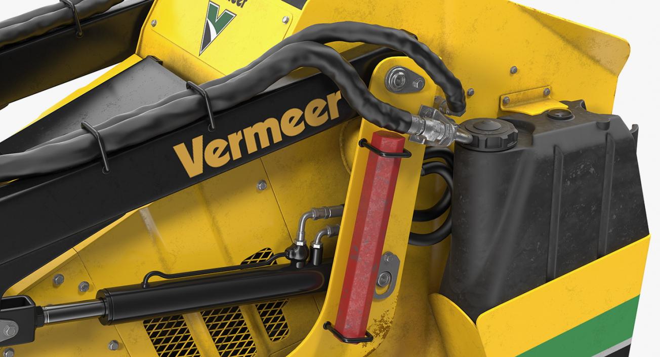 Vermeer S450TX Loader with Bucket Dirty 3D model