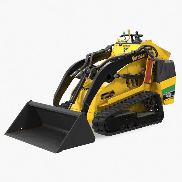 Vermeer S450TX Loader with Bucket Dirty 3D model