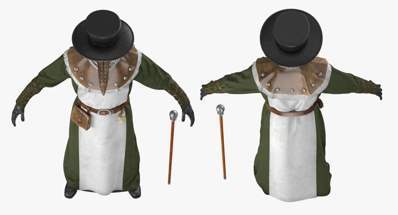 3D Plague Doctor model