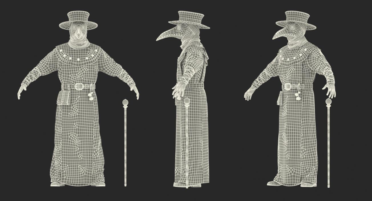 3D Plague Doctor model