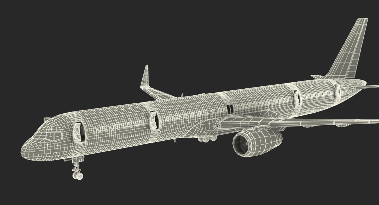 3D model Boeing 757-300 Generic with Cabin Rigged