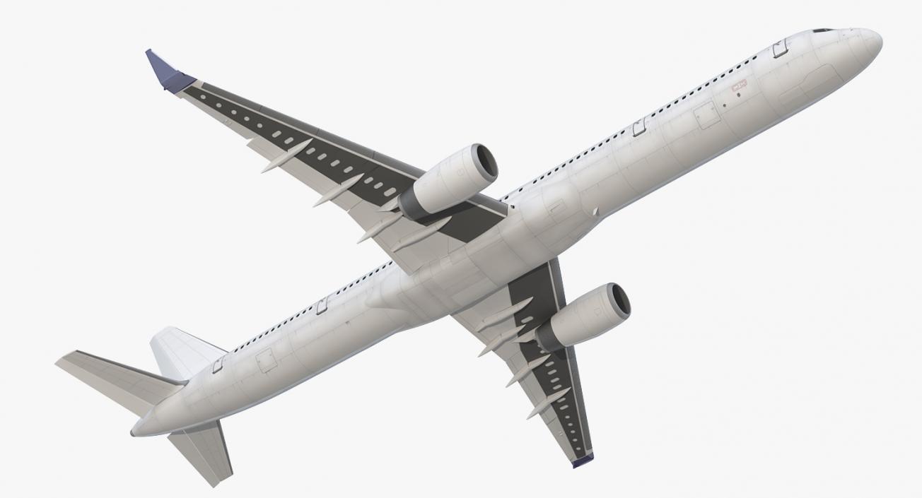 3D model Boeing 757-300 Generic with Cabin Rigged