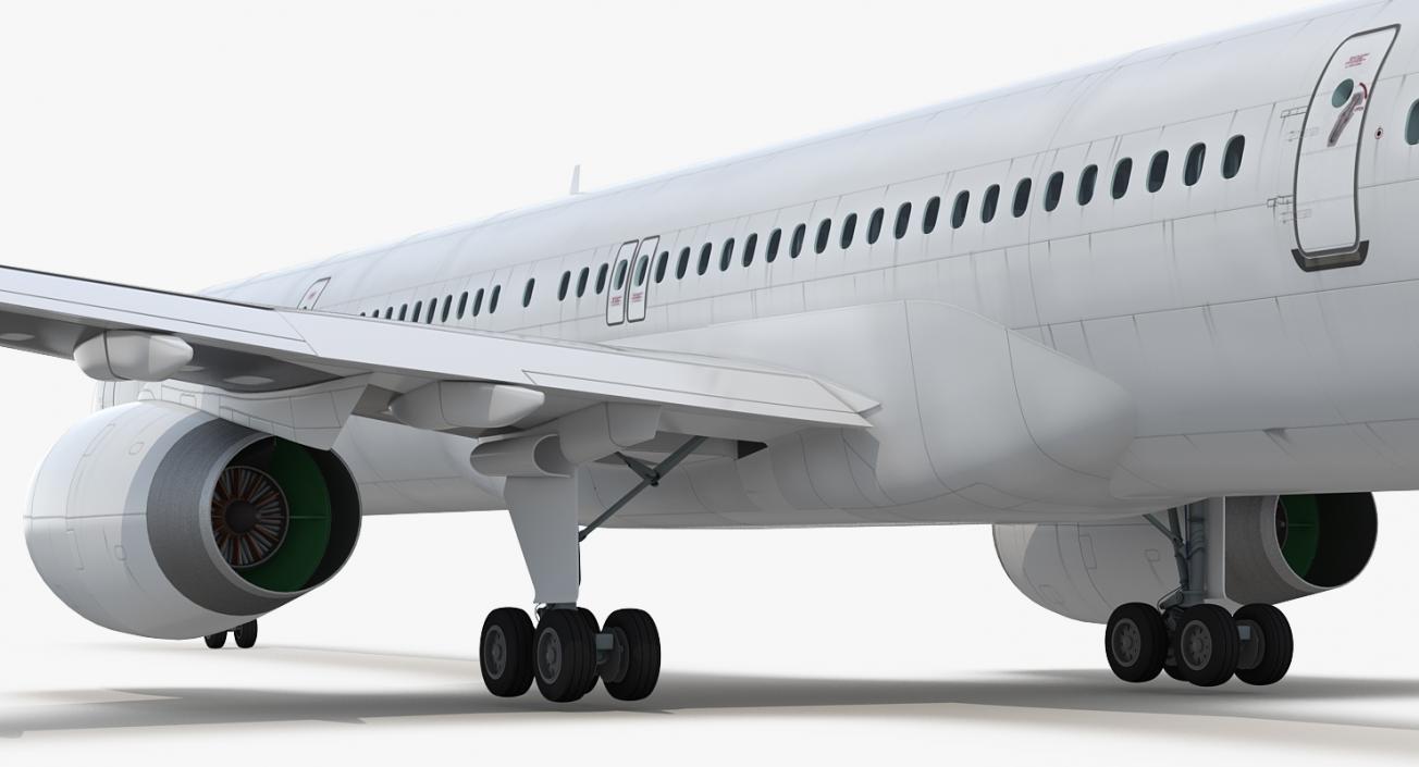 3D model Boeing 757-300 Generic with Cabin Rigged