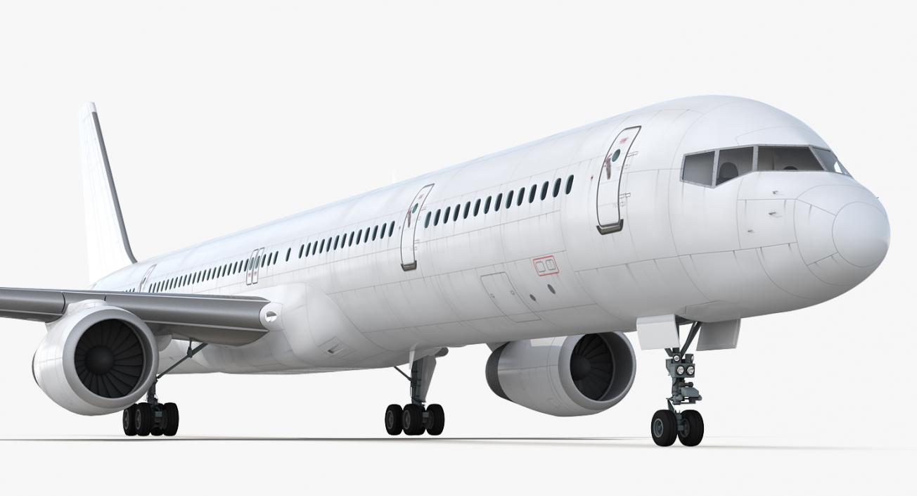 3D model Boeing 757-300 Generic with Cabin Rigged