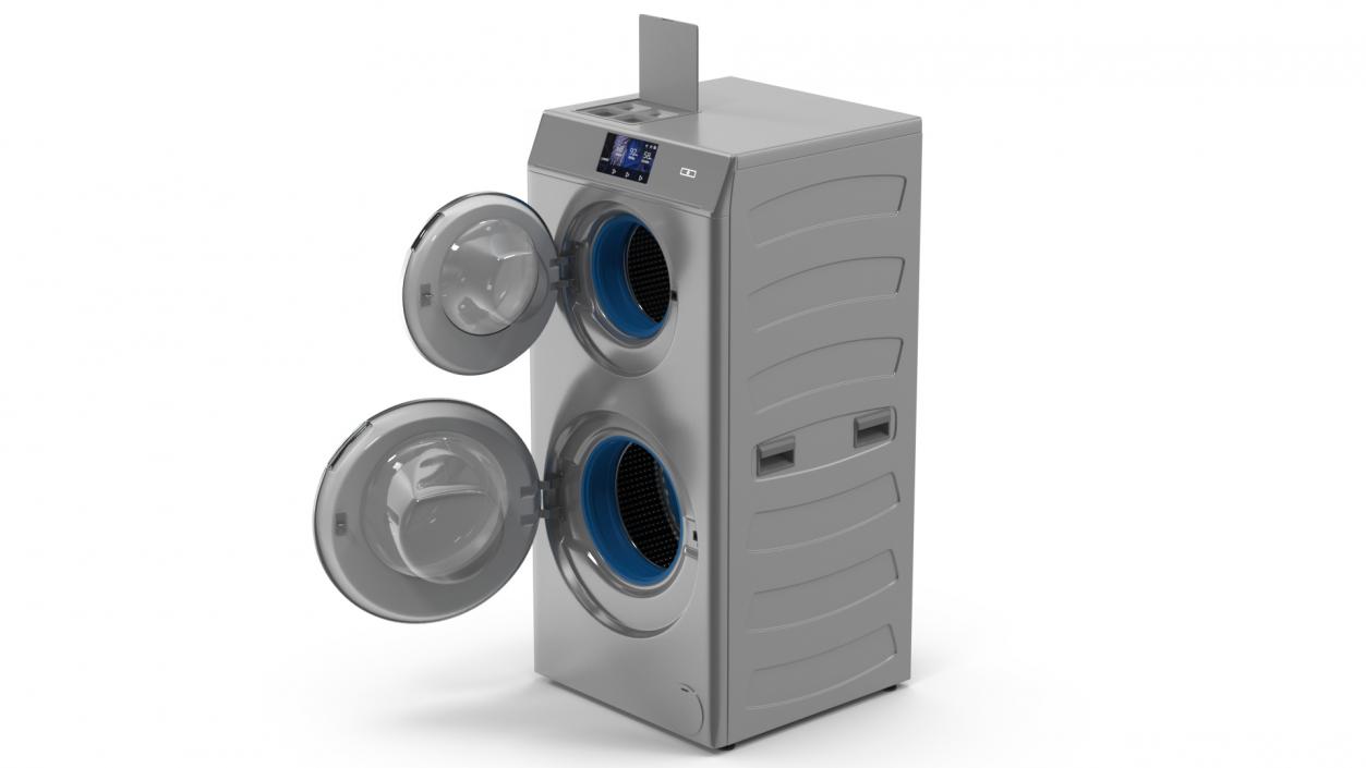 Duo Washer Dryer Machine 3D model