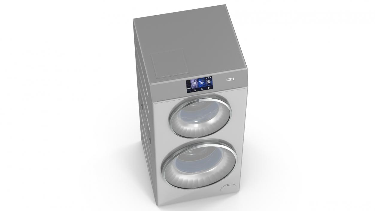 Duo Washer Dryer Machine 3D model