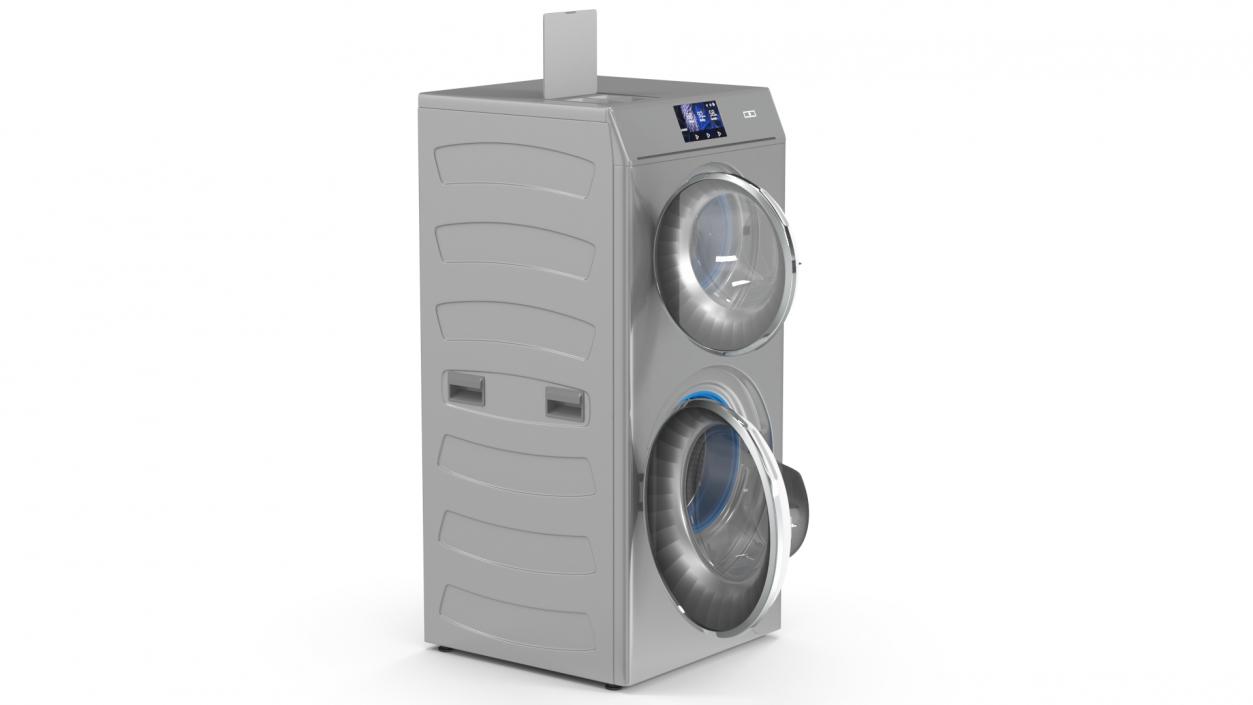 Duo Washer Dryer Machine 3D model