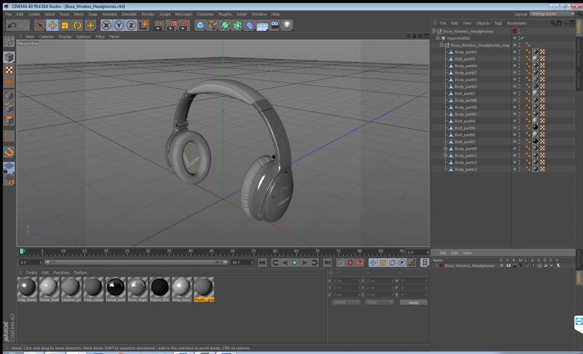 Bose Wireless Headphones 3D model