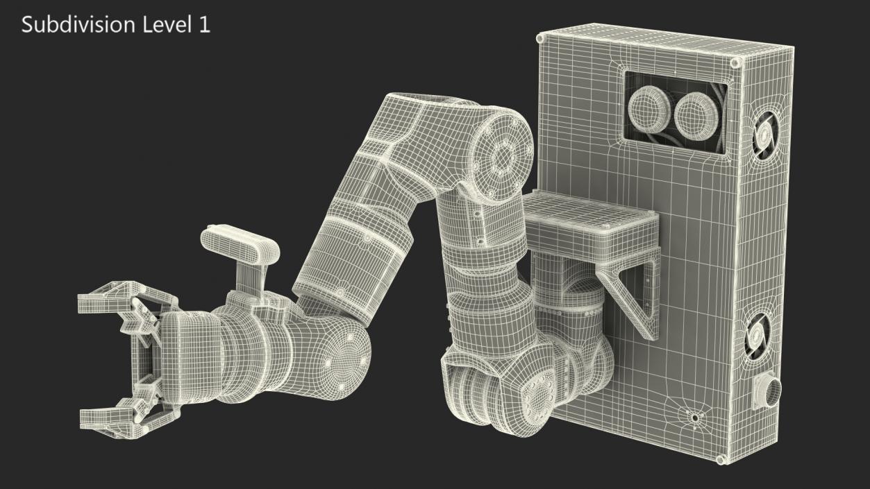 3D GITAI S1 Space Robot Rigged for Maya