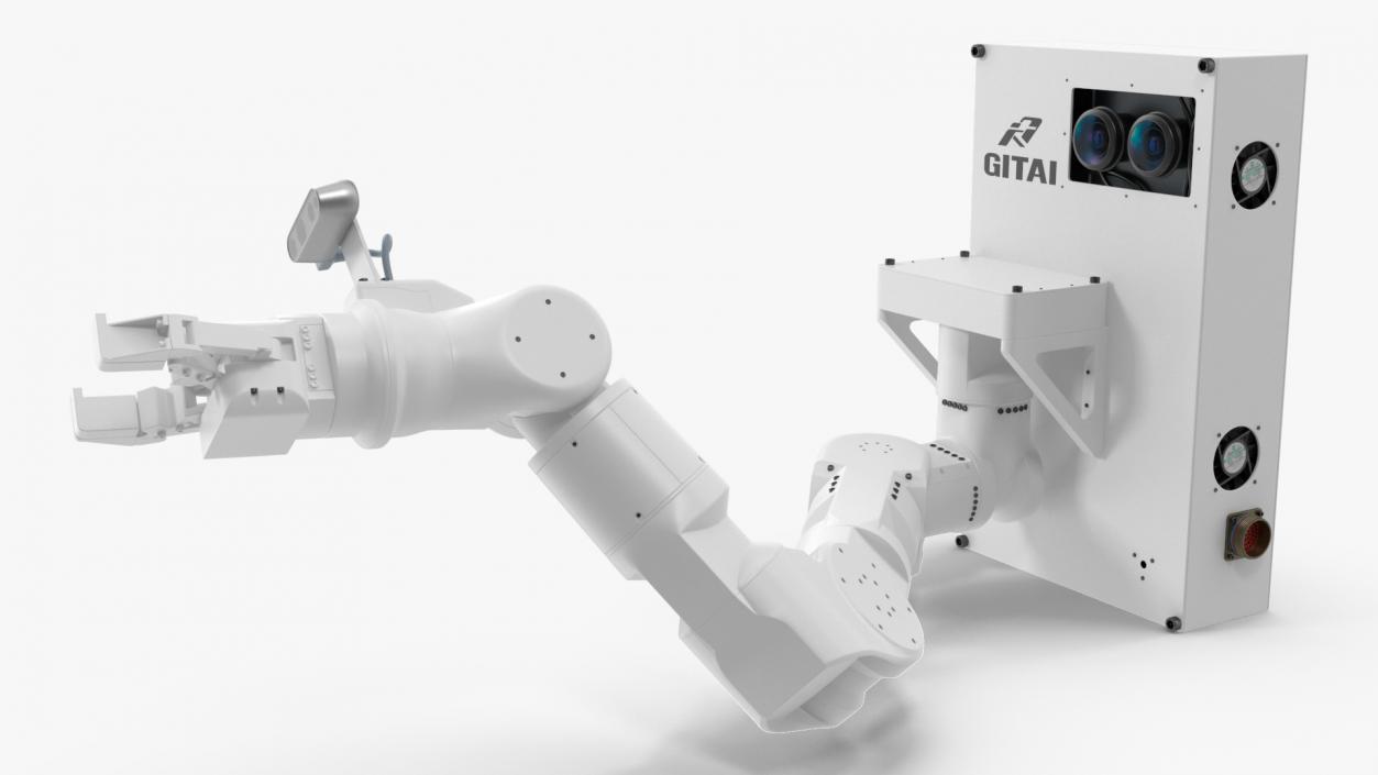 3D GITAI S1 Space Robot Rigged for Maya