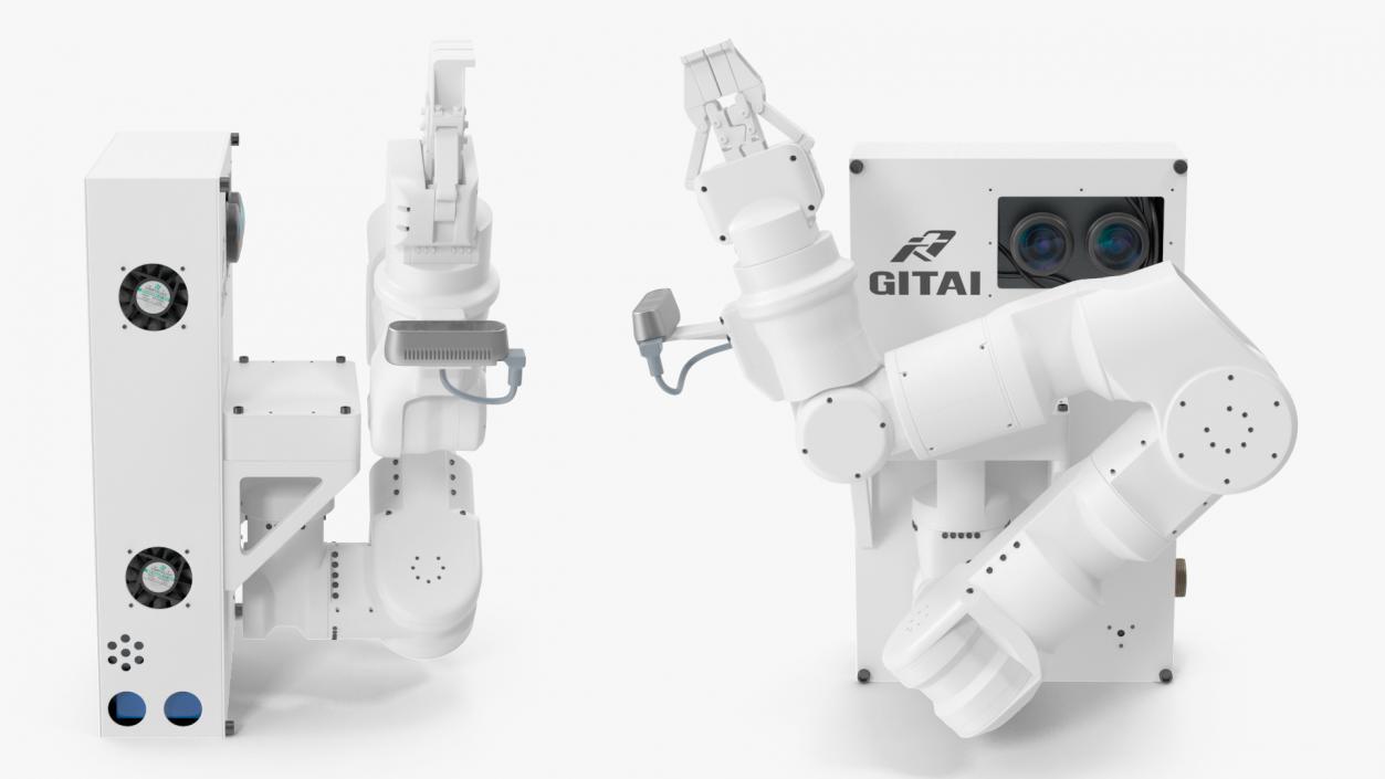 3D GITAI S1 Space Robot Rigged for Maya