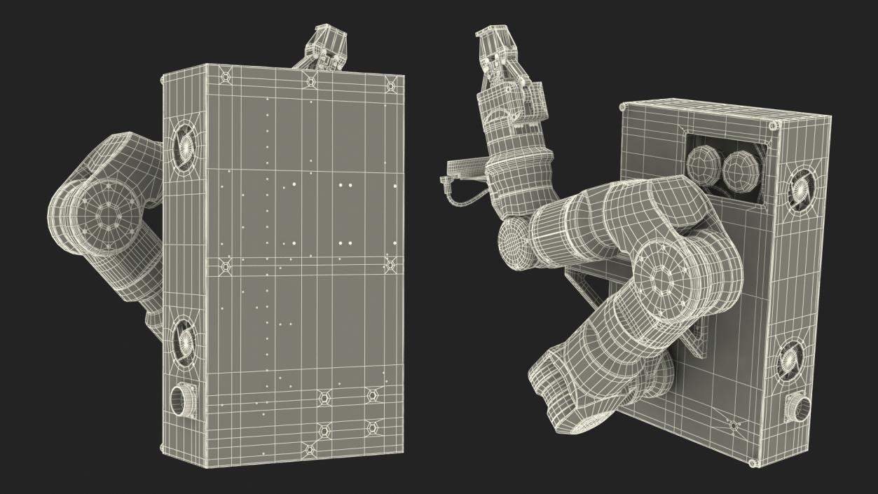 3D GITAI S1 Space Robot Rigged for Maya