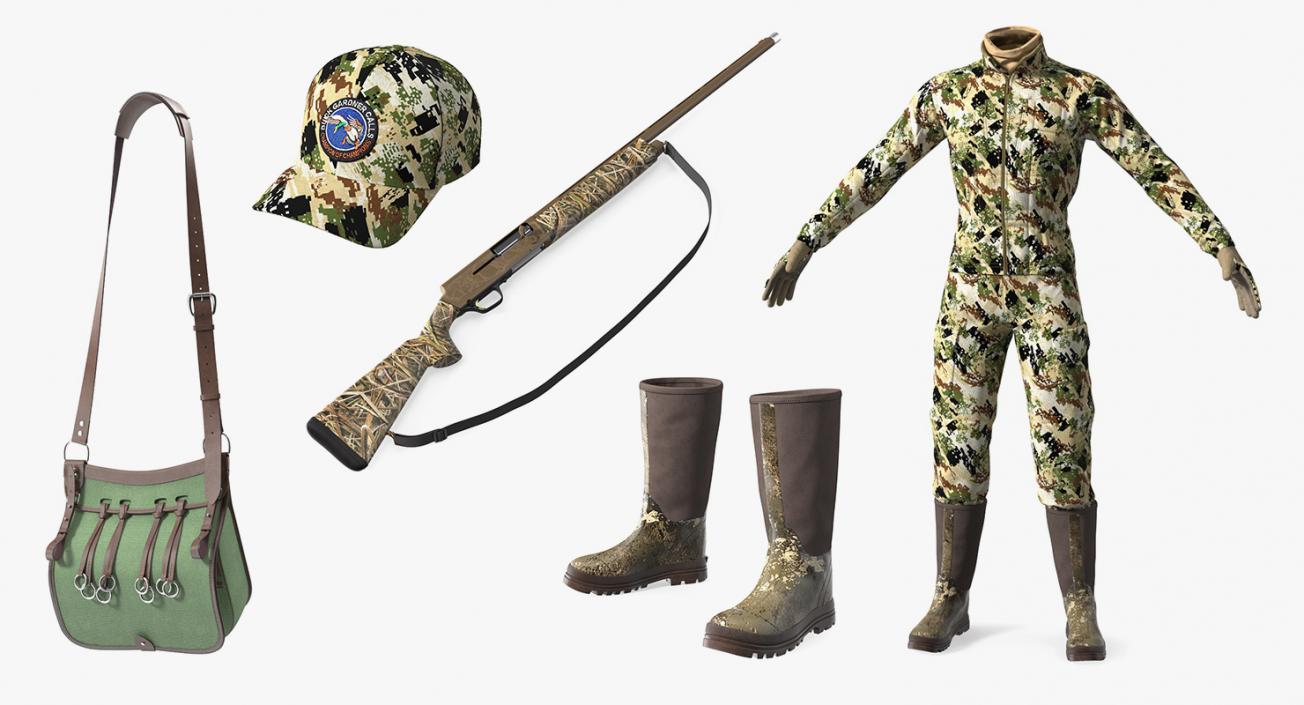 Hunting Accessories Collection 3 3D