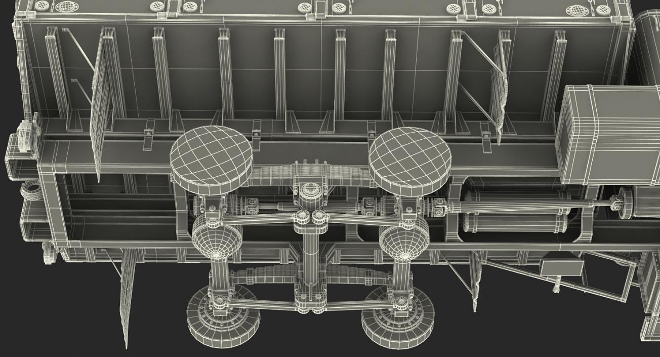 Cargo Truck M35 Rigged 3D