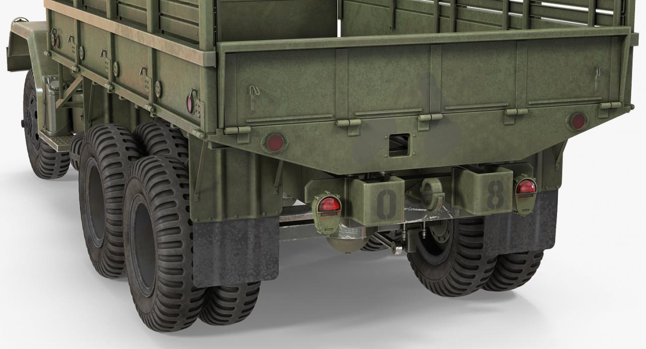 Cargo Truck M35 Rigged 3D