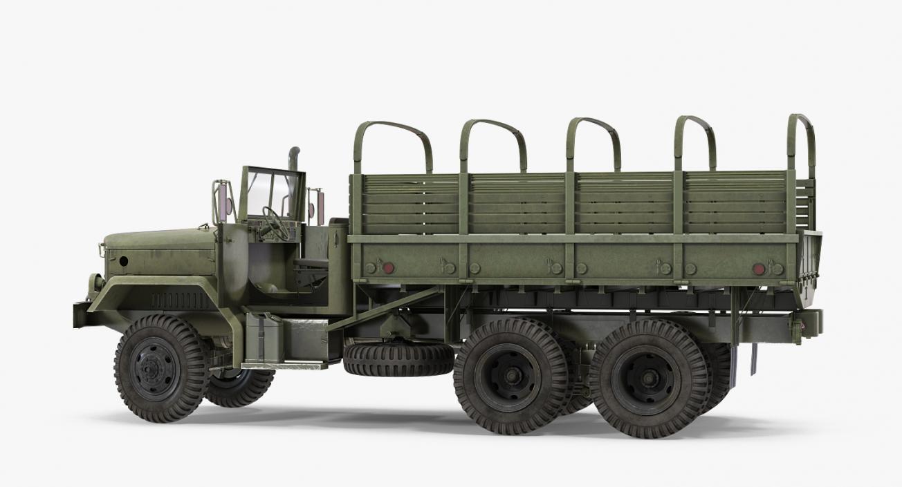 Cargo Truck M35 Rigged 3D