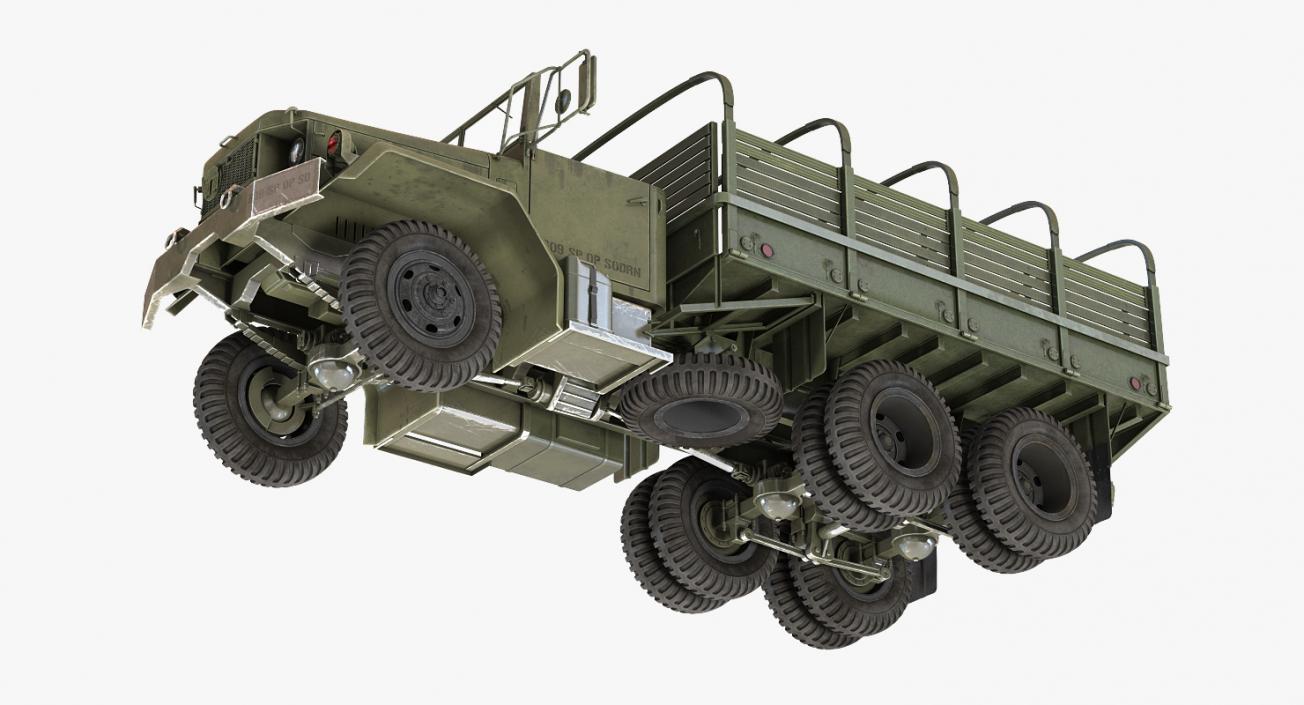 Cargo Truck M35 Rigged 3D