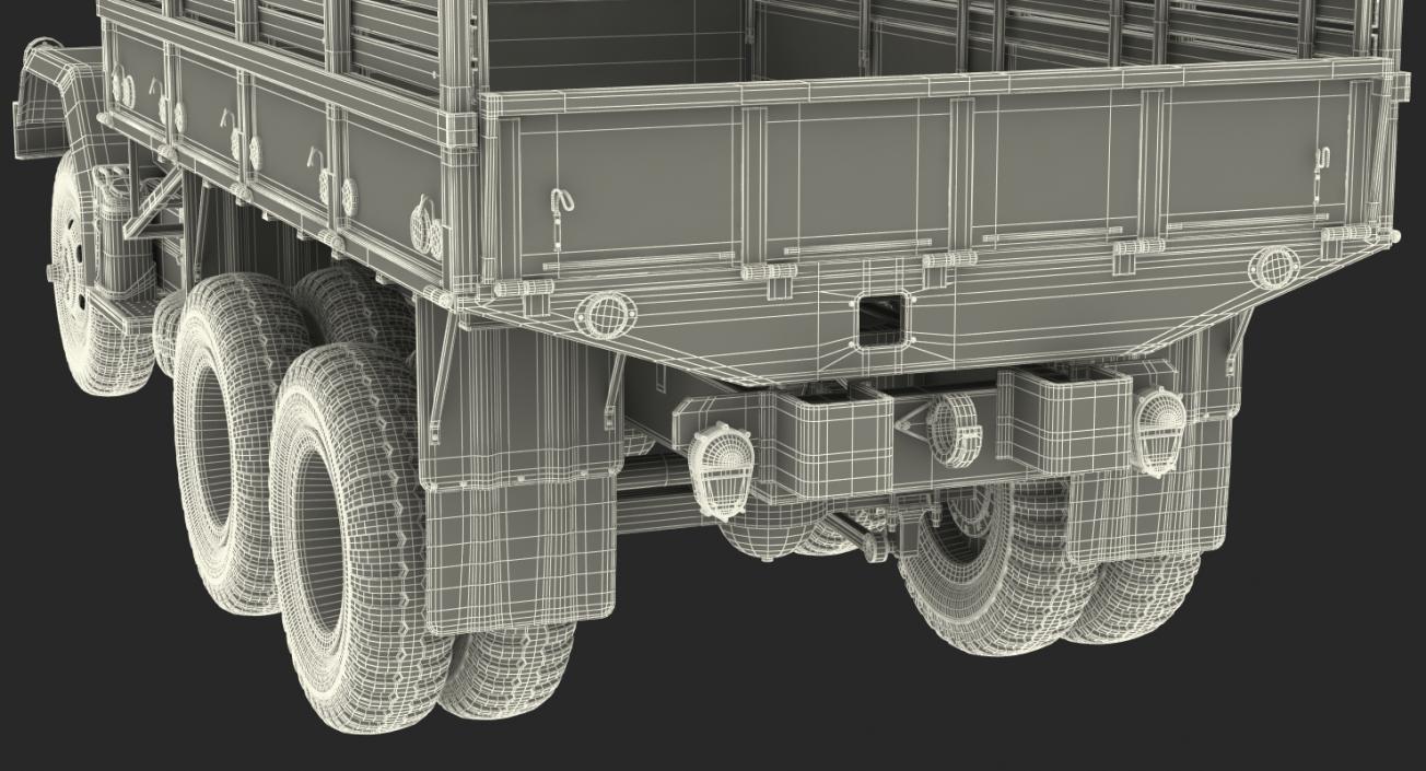 Cargo Truck M35 Rigged 3D