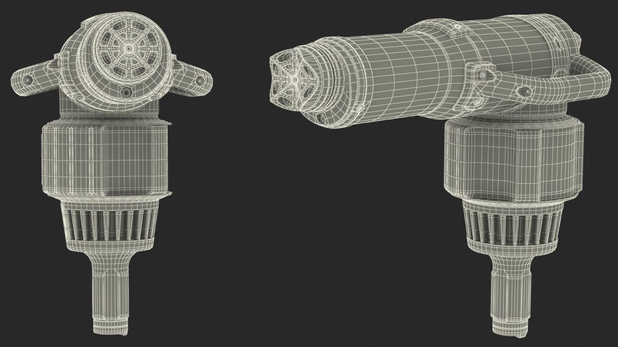 3D model Cordless Plunger Ram Holmatro PRA50