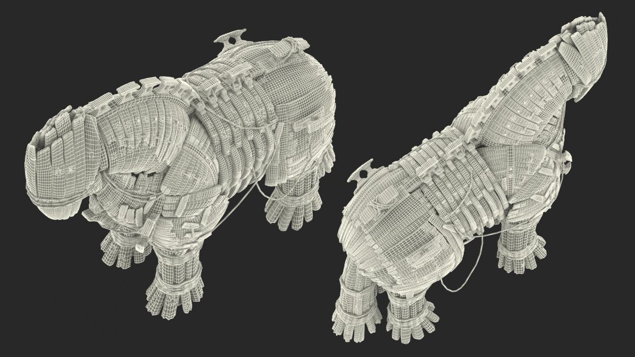 Wooden Trojan Horse 3D model