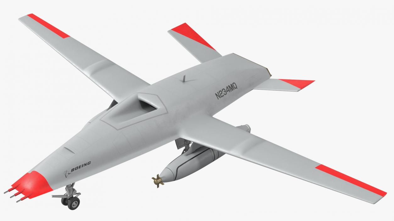 3D Boeing MQ25 Stingray Aerial Refueling Drone model