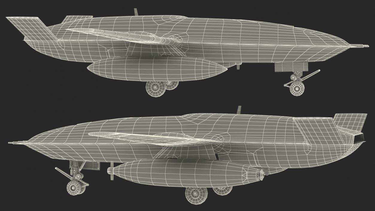 3D Boeing MQ25 Stingray Aerial Refueling Drone model