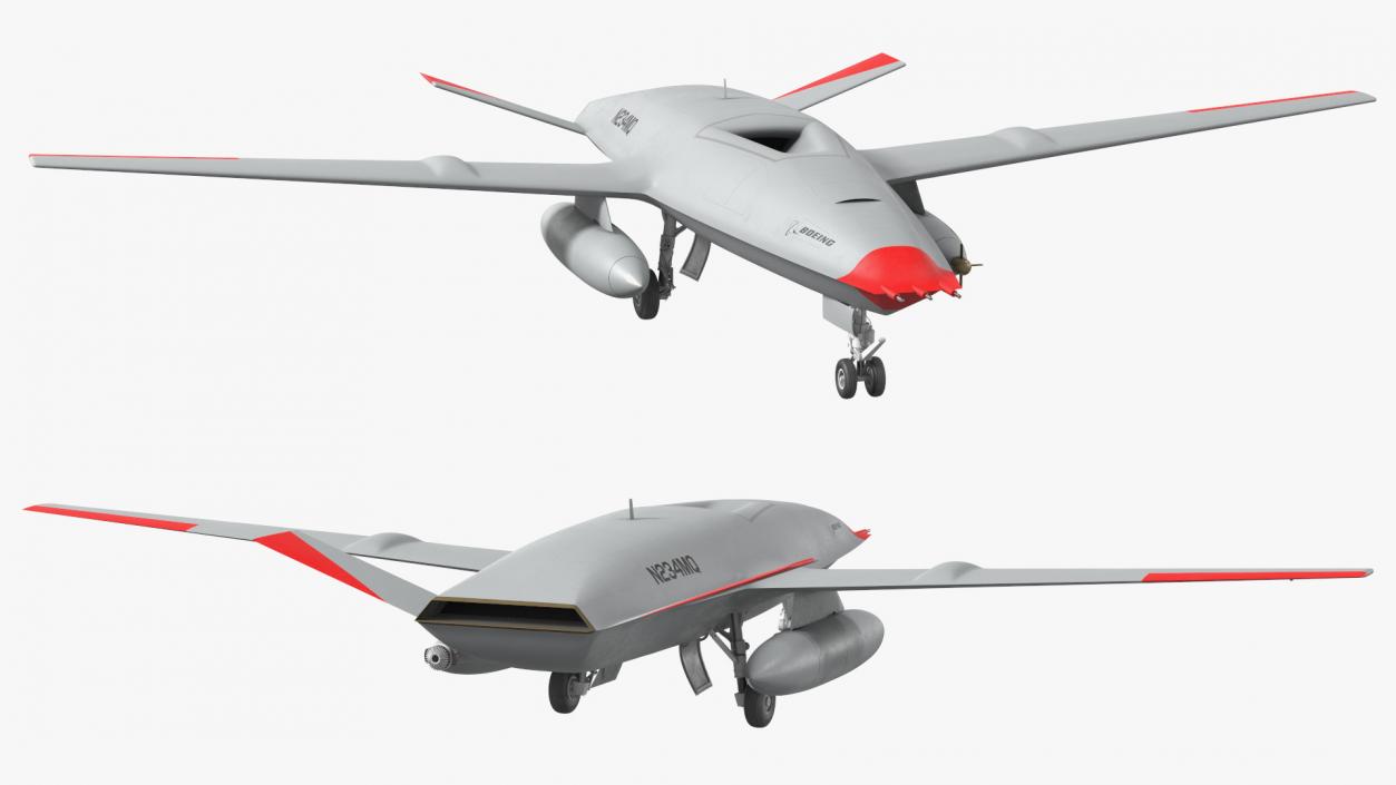 3D Boeing MQ25 Stingray Aerial Refueling Drone model