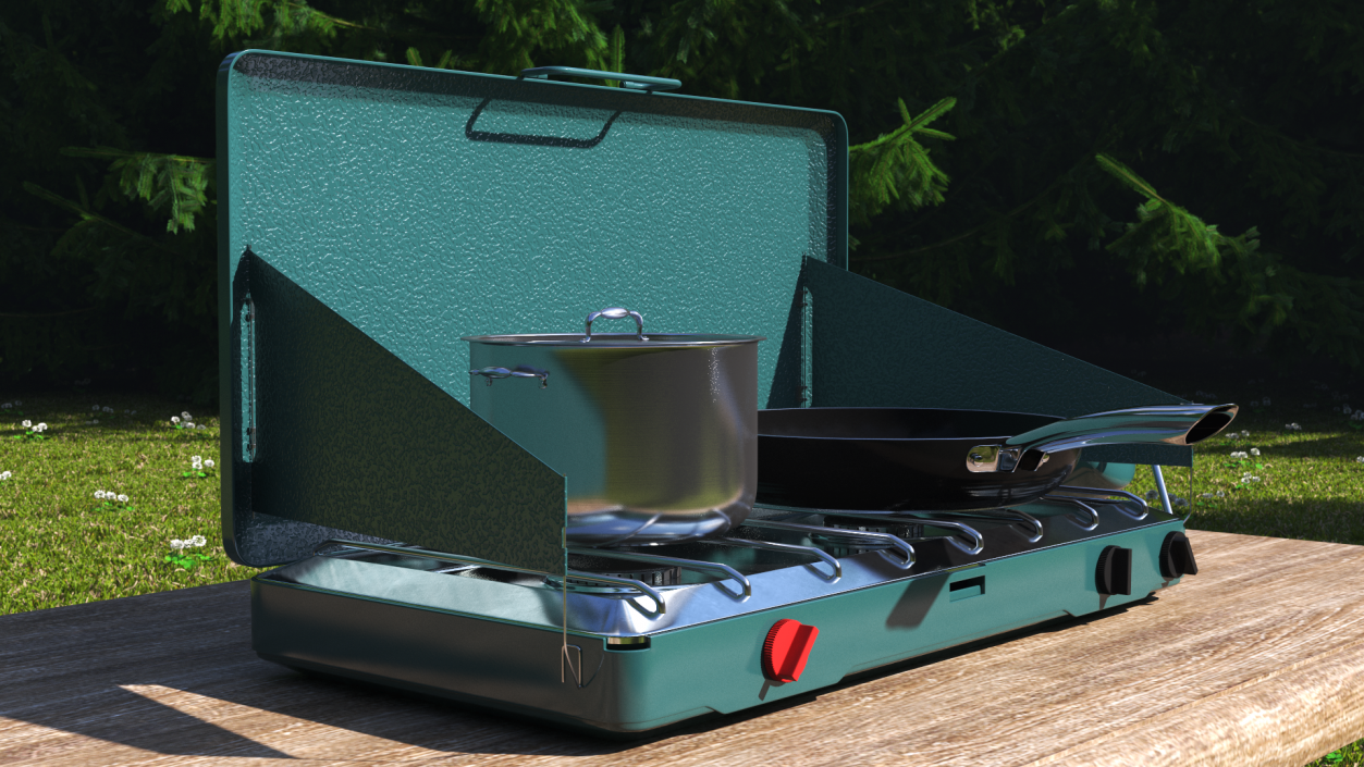 3D model Camping Stove for Cooking