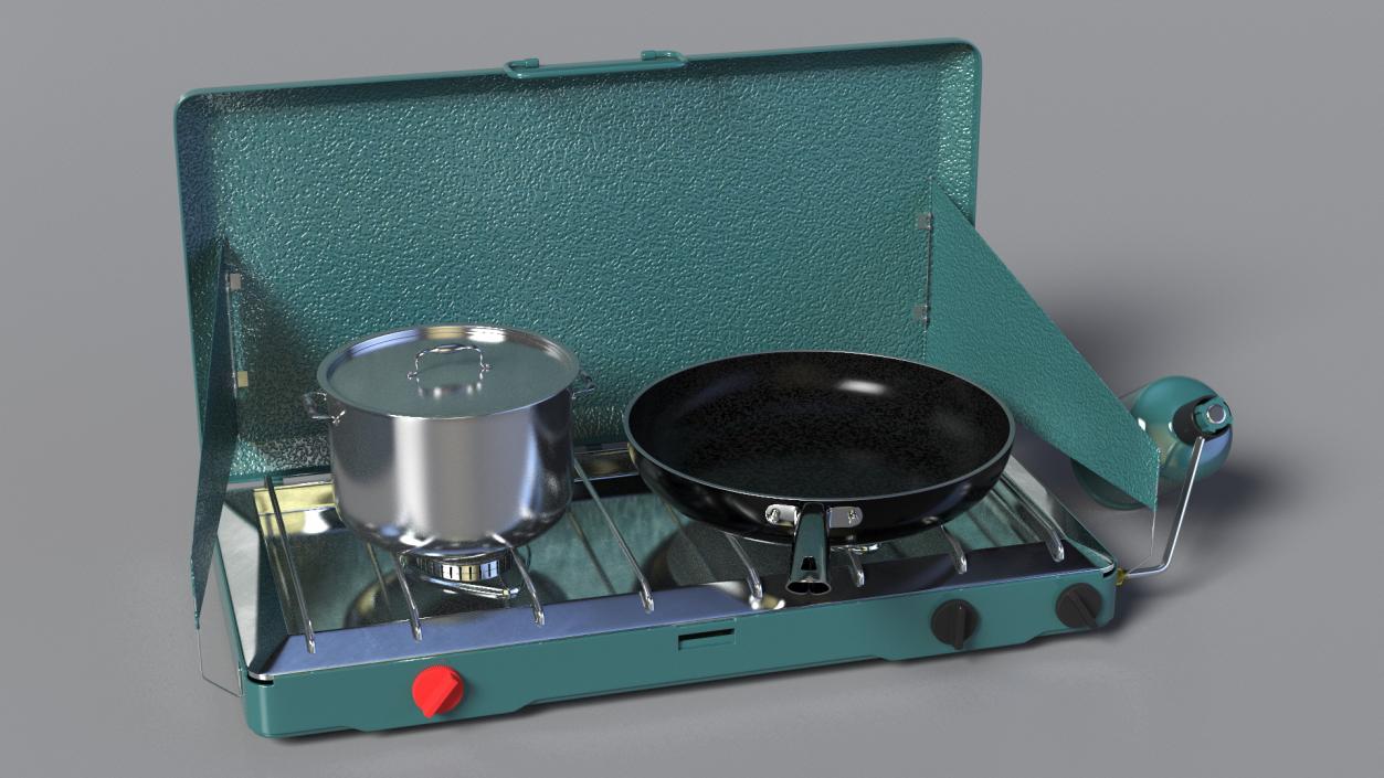 3D model Camping Stove for Cooking