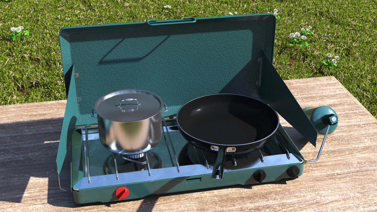 3D model Camping Stove for Cooking