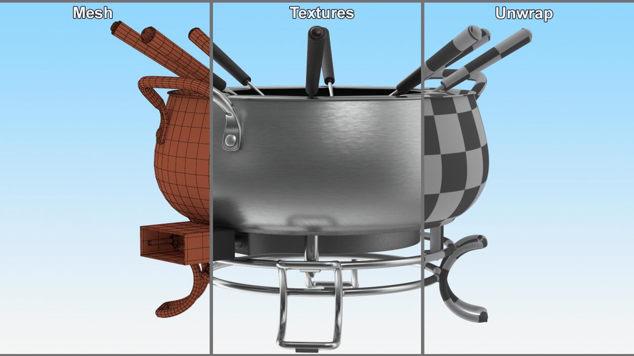 Electric Fondue Pot Cuisinart 3D model