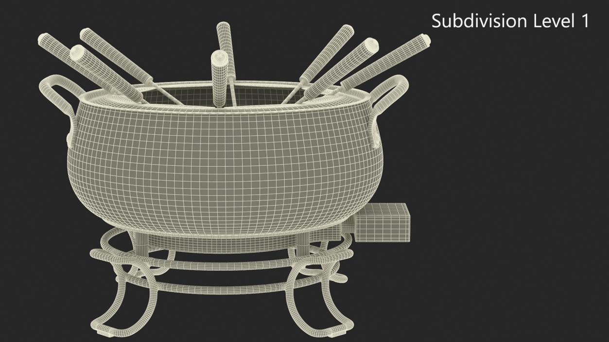 Electric Fondue Pot Cuisinart 3D model