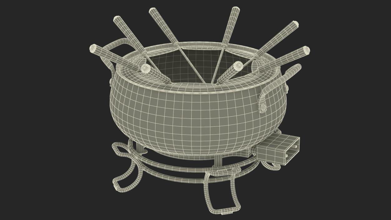 Electric Fondue Pot Cuisinart 3D model