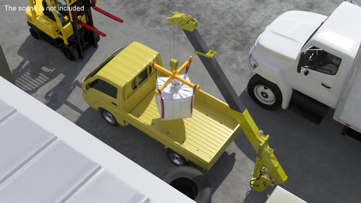 3D Industrial Crane with 1 Ton Bulk Bag