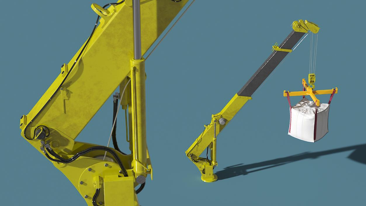 3D Industrial Crane with 1 Ton Bulk Bag