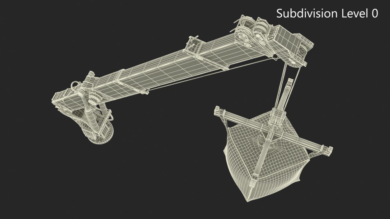 3D Industrial Crane with 1 Ton Bulk Bag