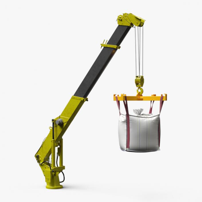 3D Industrial Crane with 1 Ton Bulk Bag