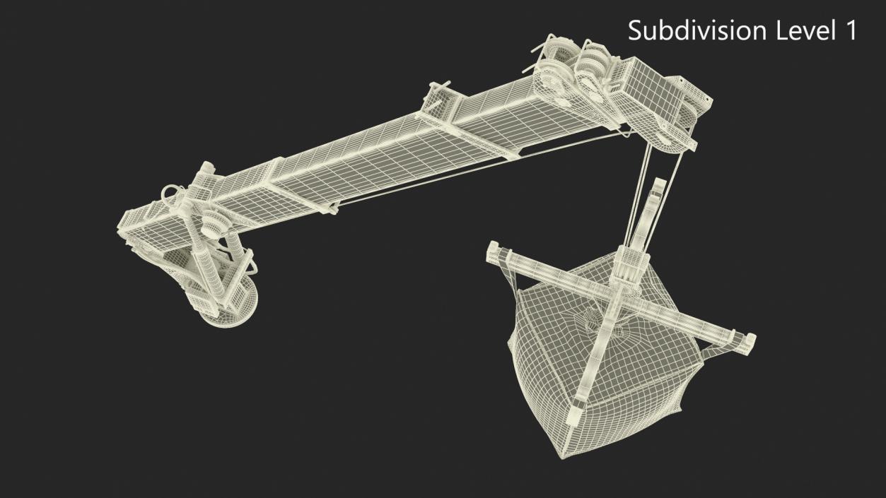 3D Industrial Crane with 1 Ton Bulk Bag