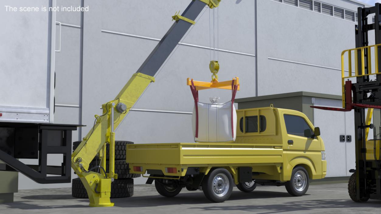 3D Industrial Crane with 1 Ton Bulk Bag