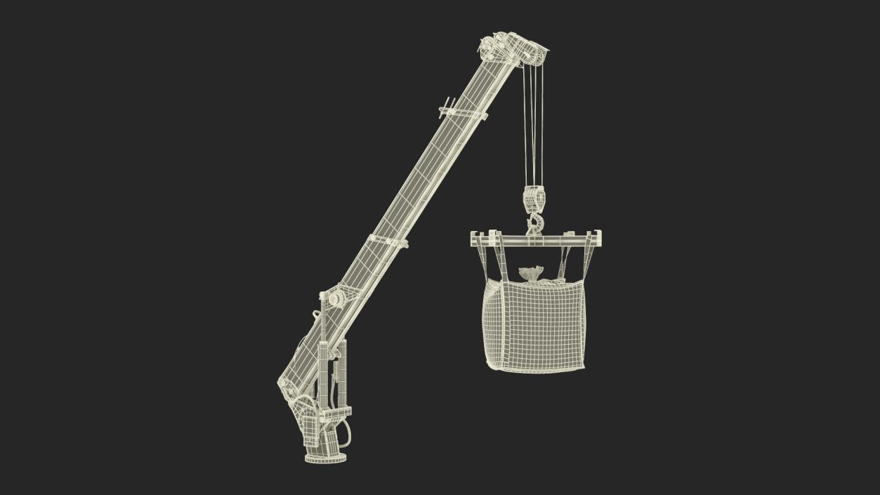 3D Industrial Crane with 1 Ton Bulk Bag