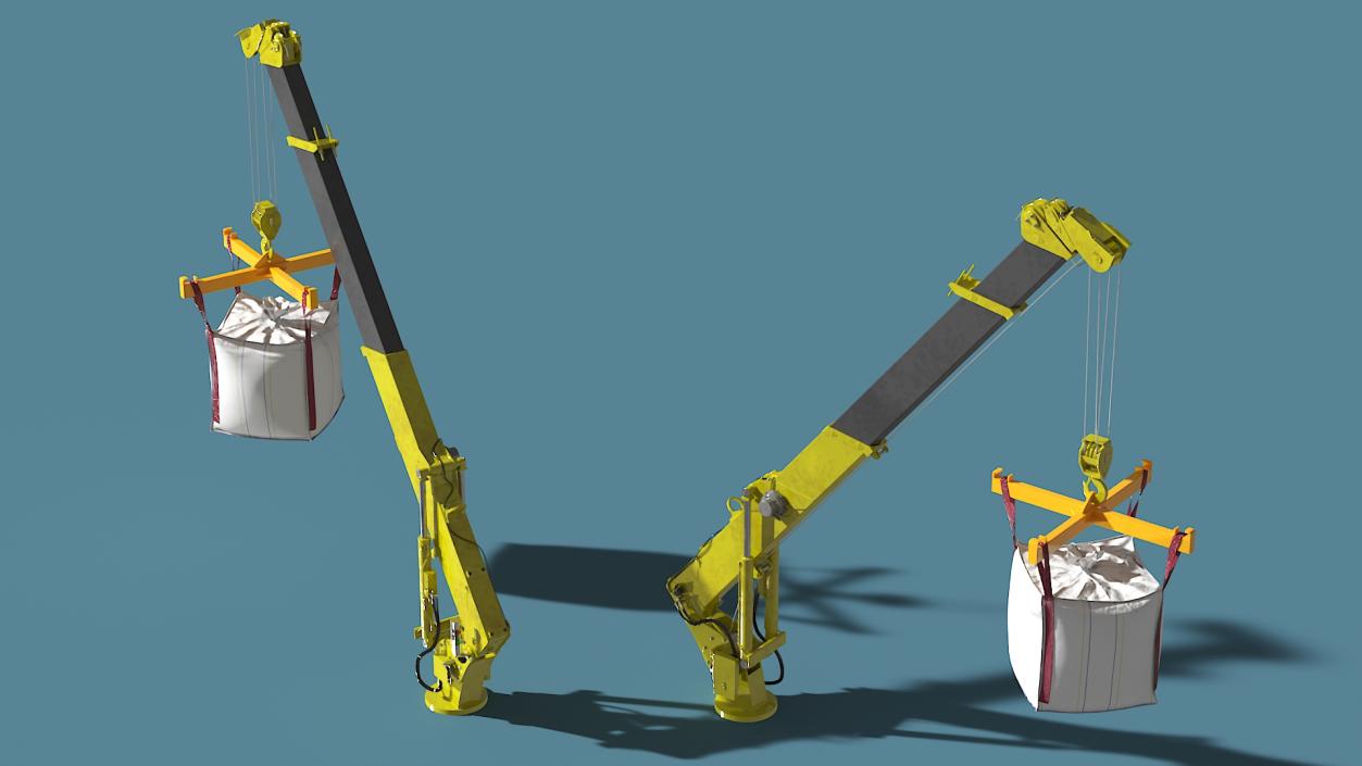 3D Industrial Crane with 1 Ton Bulk Bag