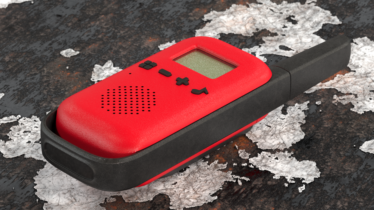 3D Walkie Talkie Portable Radio model