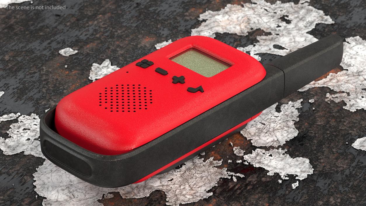 3D Walkie Talkie Portable Radio model